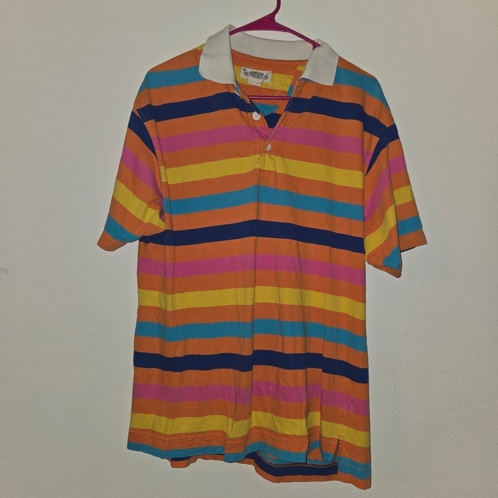 Vintage Hawaiin Tropic Polo sz M - Picture 2 of 7